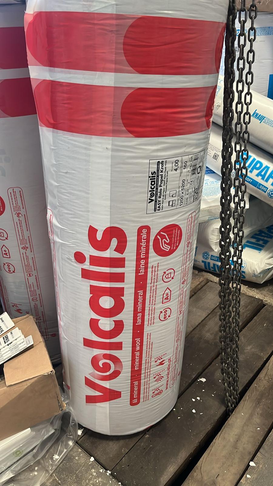 Rollo lana mineral Volcalis alta eficiencia energética